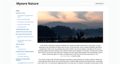 Desktop Screenshot of mysorenature.org